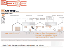 Tablet Screenshot of fenster-koenig.com